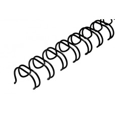 Пружины для переплета металлические 6.4 мм (1/4") черные