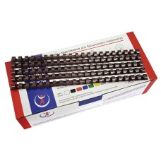 Пружины для переплета пластиковые 12 мм коричневые