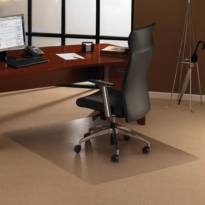 Floortex 60х80 см защитный напольный коврик под компьютерное кресло