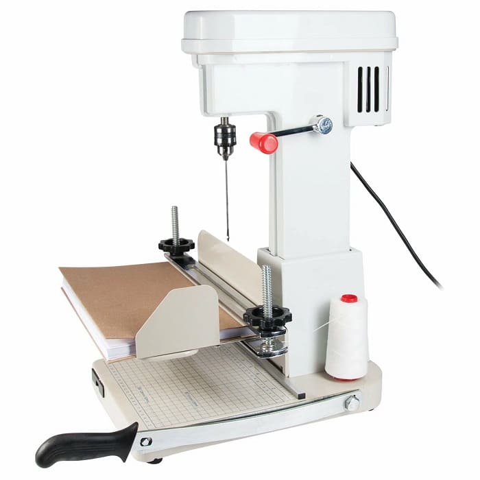 Принцип работы архивно переплетной машины на нить